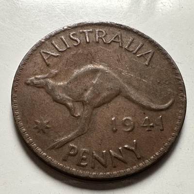 🌹外币初藏🌹🐯2026年第22场  每周二四六晚8️⃣点 接代拍 - 澳大利亚1941年一便士