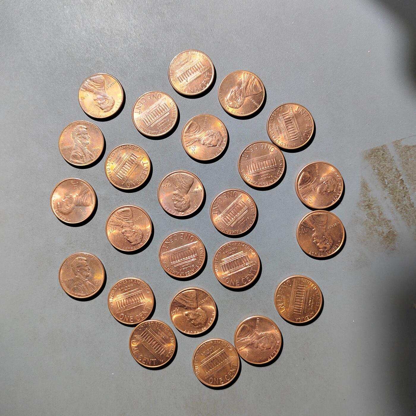 PCAI钱币  27-764  古钱外币钱币小专场 原光外币二十四枚