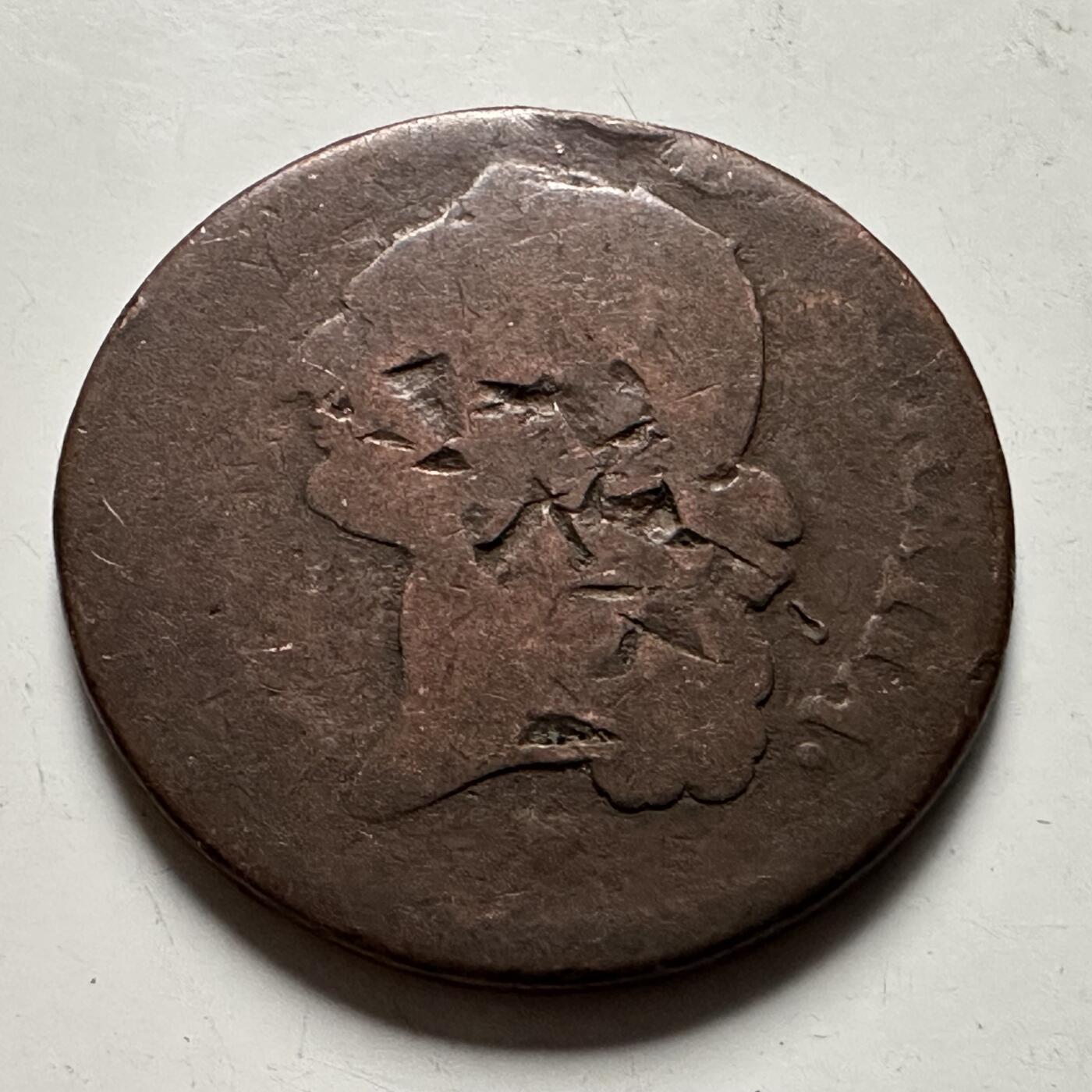 🌹外币初藏🌹🐯2026年第22场  每周二四六晚8️⃣点 接代拍 法国路易十六Sol铜币，直径28.6mm