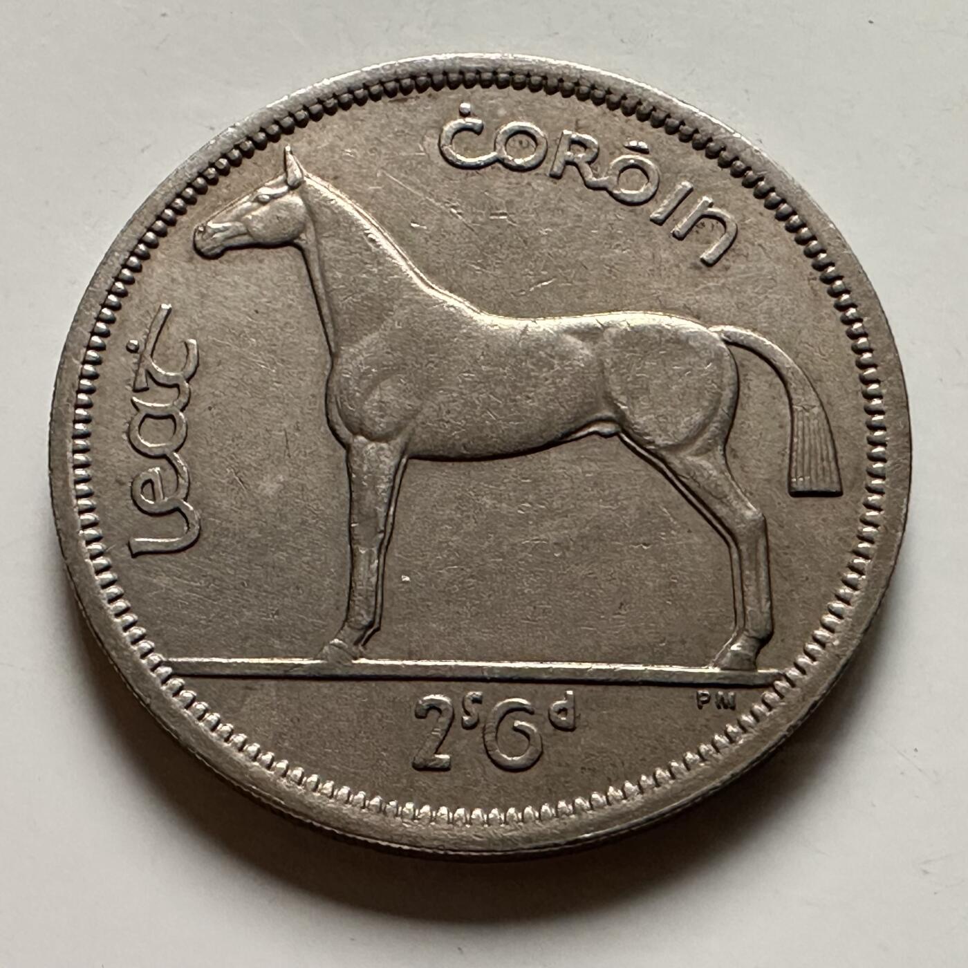 🌹外币初藏🌹🐯2026年第22场  每周二四六晚8️⃣点 接代拍 爱尔兰1964年半克郎 1/2克朗