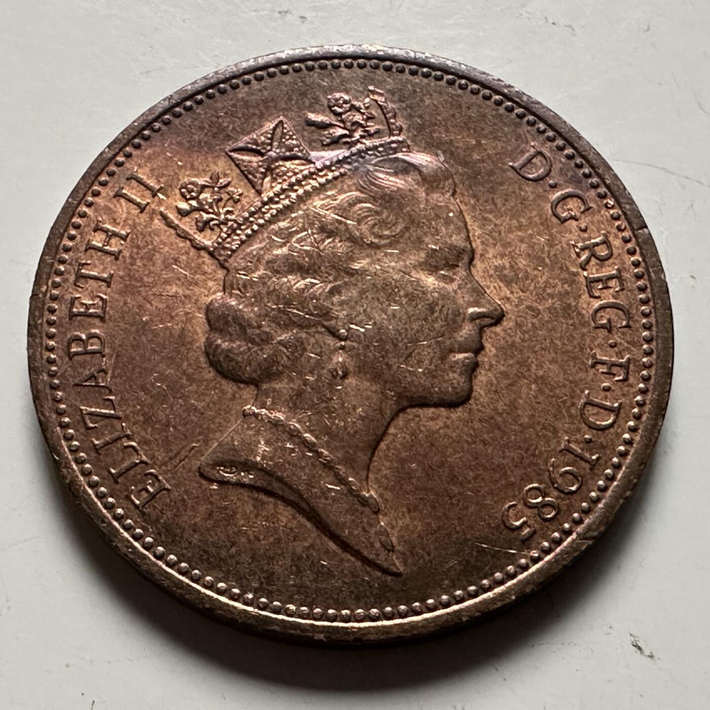 🌹外币初藏🌹🐯2026年第22场  每周二四六晚8️⃣点 接代拍 英国1985年2便士