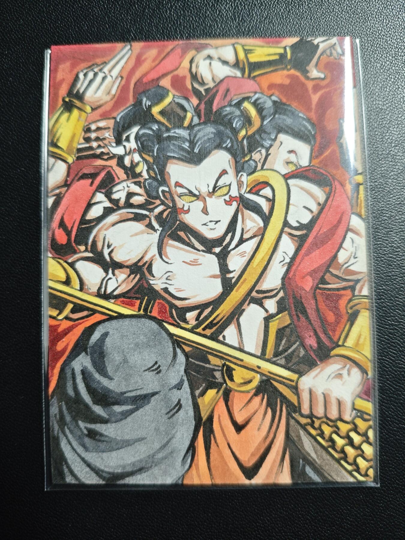 天玑星卡拍第174期《3.2周一截拍》持续收拍收评中 满赠卡需备注 【手绘卡】Rubick 二郎神 哪吒 孙悟空 手绘卡 三张