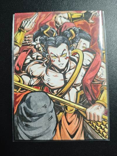 天玑星卡拍第174期《3.2周一截拍》持续收拍收评中 满赠卡需备注 【手绘卡】Rubick 二郎神 哪吒 孙悟空 手绘卡 三张