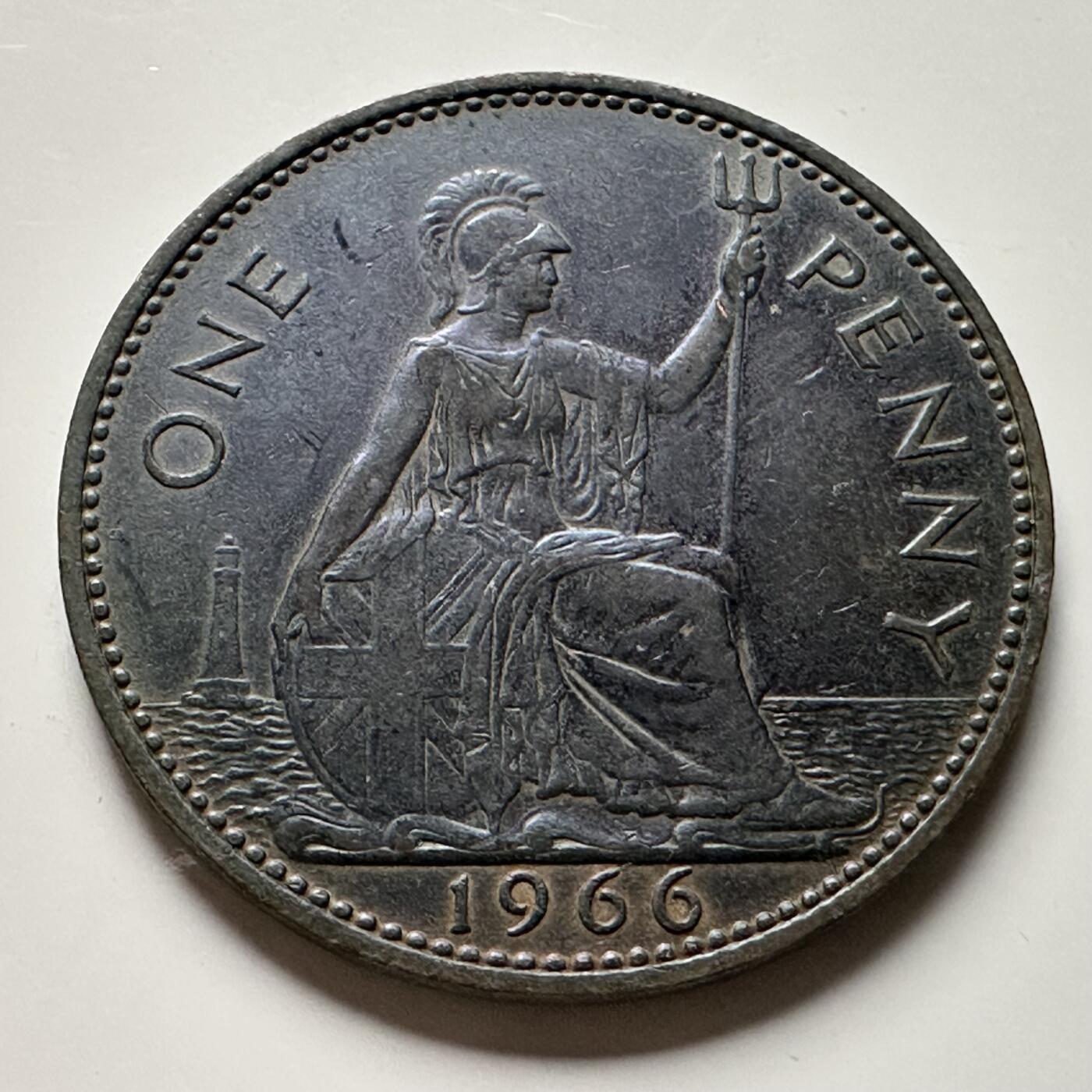 🌹外币初藏🌹🐯2026年第22场  每周二四六晚8️⃣点 接代拍 英国1966年一便士