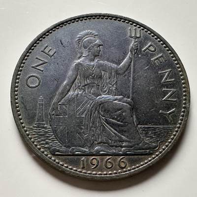 🌹外币初藏🌹🐯2026年第22场  每周二四六晚8️⃣点 接代拍 - 英国1966年一便士