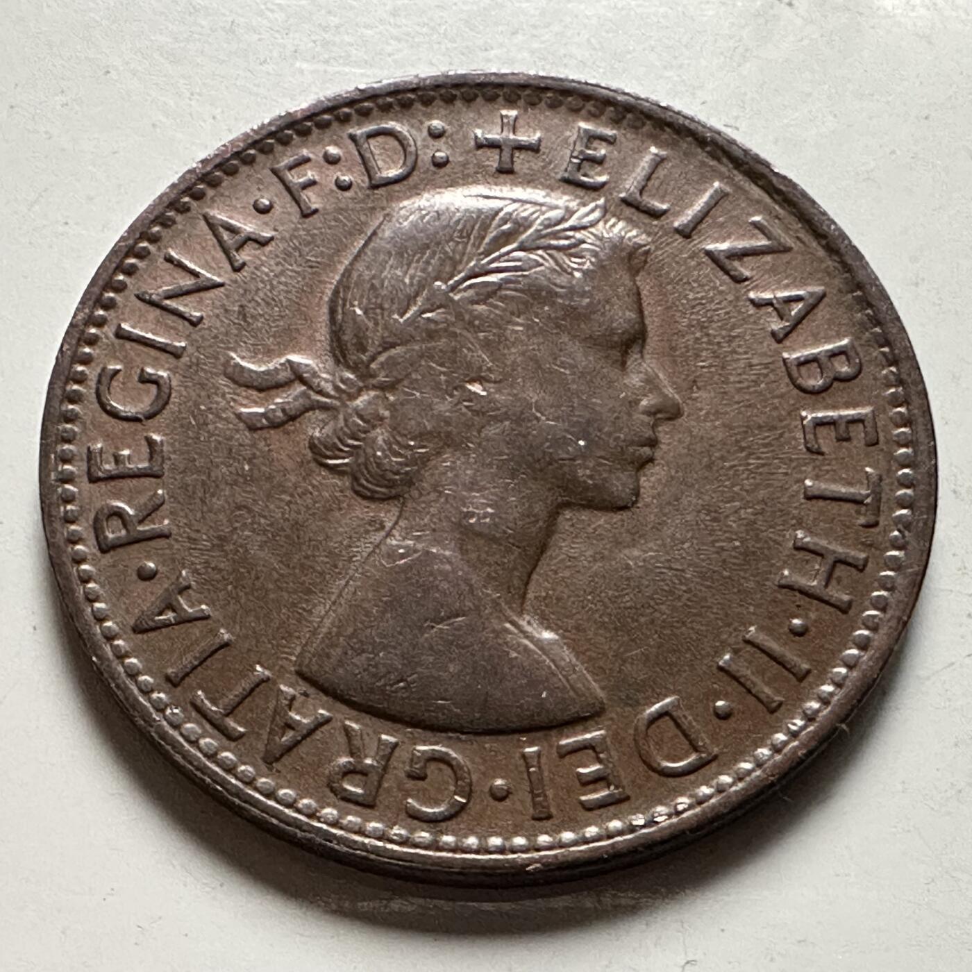 🌹外币初藏🌹🐯2026年第22场  每周二四六晚8️⃣点 接代拍 澳大利亚1957年一便士