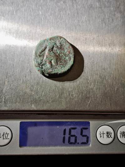 118期新疆红钱粟特钱币丝路钱币专场 C贵霜王朝铜币