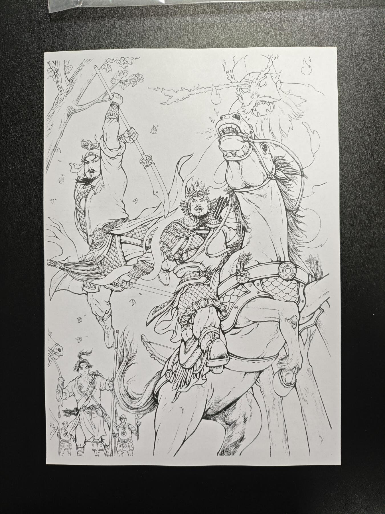 天玑星卡拍第174期《3.2周一截拍》持续收拍收评中 满赠卡需备注 百里卡牌 潘金莲 A4粗闪大卡两张+A4复制线稿三张