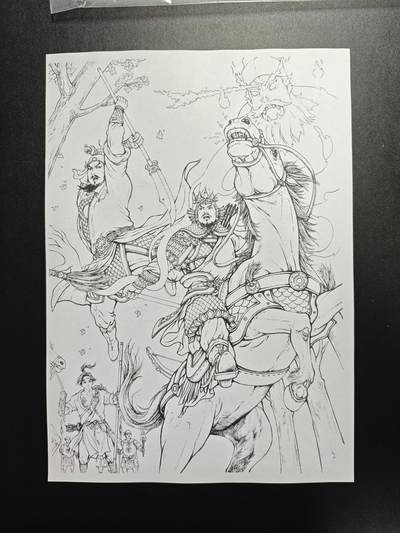 天玑星卡拍第174期《3.2周一截拍》持续收拍收评中 满赠卡需备注 百里卡牌 潘金莲 A4粗闪大卡两张+A4复制线稿三张