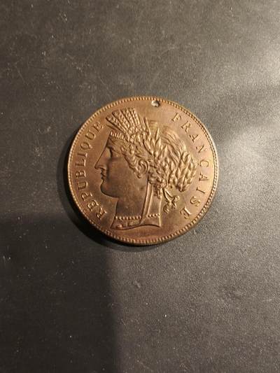 老王徽章第185期 - 法国征兵审查委员会纪念章    直径33mm    重量5.5g