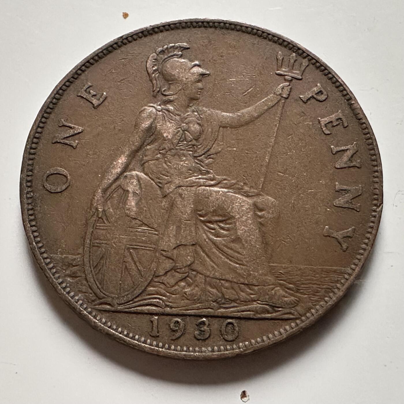 🌹外币初藏🌹🐯2026年第22场  每周二四六晚8️⃣点 接代拍 英国1930年一便士