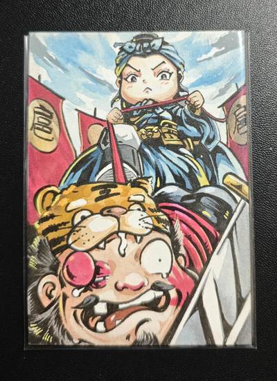 天玑星卡拍第174期《3.2周一截拍》持续收拍收评中 满赠卡需备注 - 【手绘卡】Rubick 一丈青·扈三娘 手绘卡