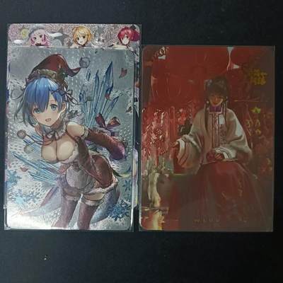 花开卡拍第61期（3月7号周六截拍，品控勿拍!!!拍品不寄存，运费5元（新疆需补运费差价或顺丰到付），自制卡难免瑕疵，可能存在轻微撞角爆边等出厂瑕疵，品控介意勿拍！） - 美少女01 散卡 3张 彩闪+粗闪