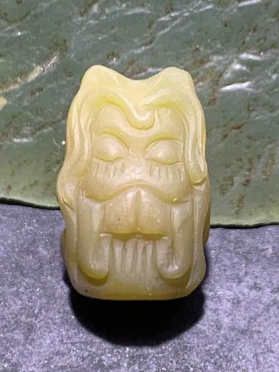 精美高玉化亚光盐源玛瑙手工雕刻九尾狐珠一颗 - 精美高玉化亚光盐源玛瑙手工雕刻九尾狐珠一颗