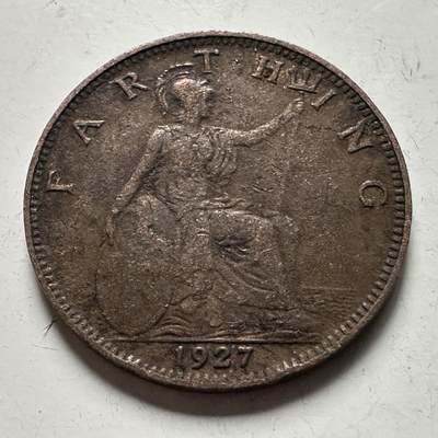 🌹外币初藏🌹🐯2026年第22场  每周二四六晚8️⃣点 接代拍 - 英国1927年一法新