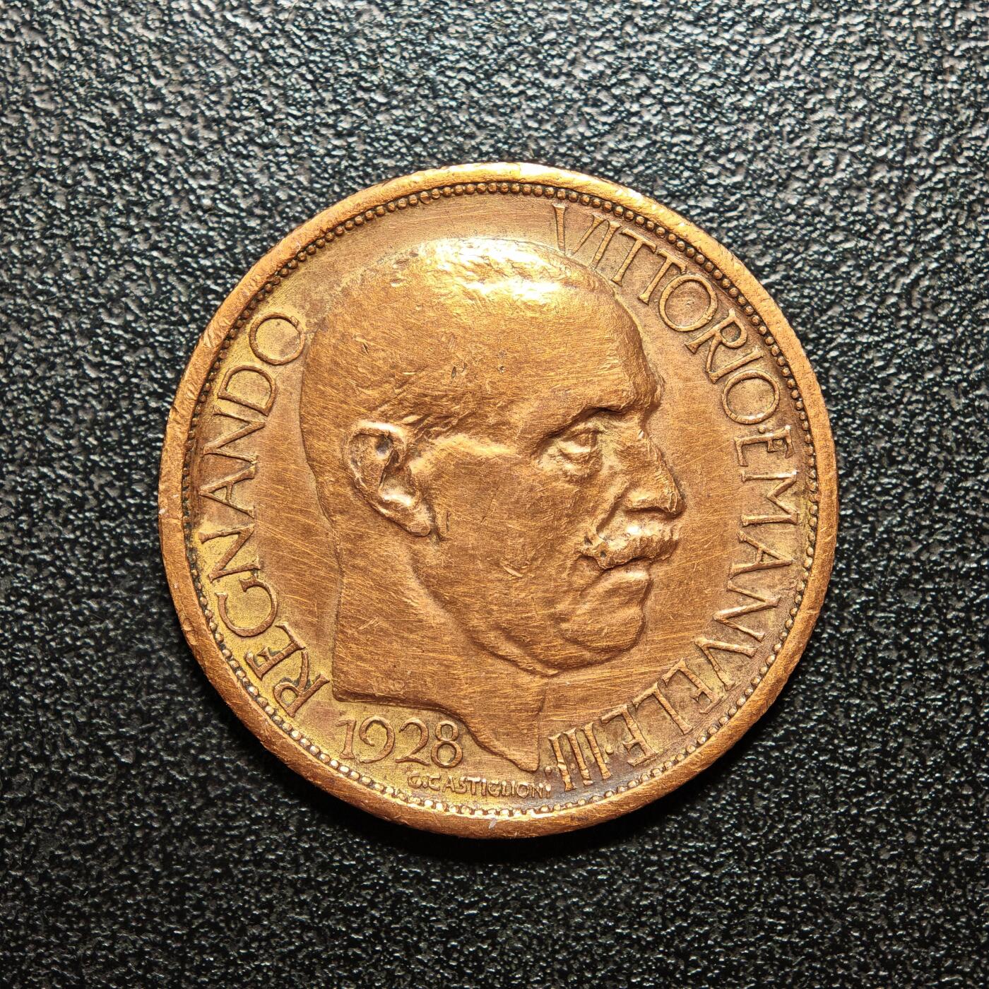 【德藏】世界币章拍卖第166期（拍品征集中~欢迎藏友联系） 1928年 意大利米兰国际博览会(一战胜利十周年)2里拉代用币铜章 直径约：29.4mm；重约：10.3g