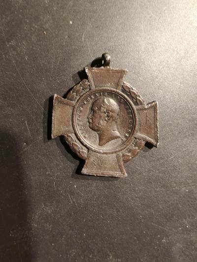 老王徽章第185期 - 普鲁士普丹战争阿尔森十字奖章    无绶带