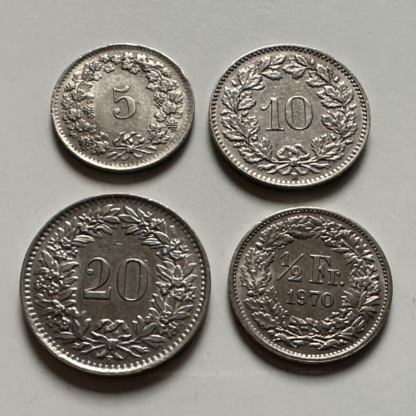 🌹外币初藏🌹🐯2026年第22场  每周二四六晚8️⃣点 接代拍 瑞士4枚