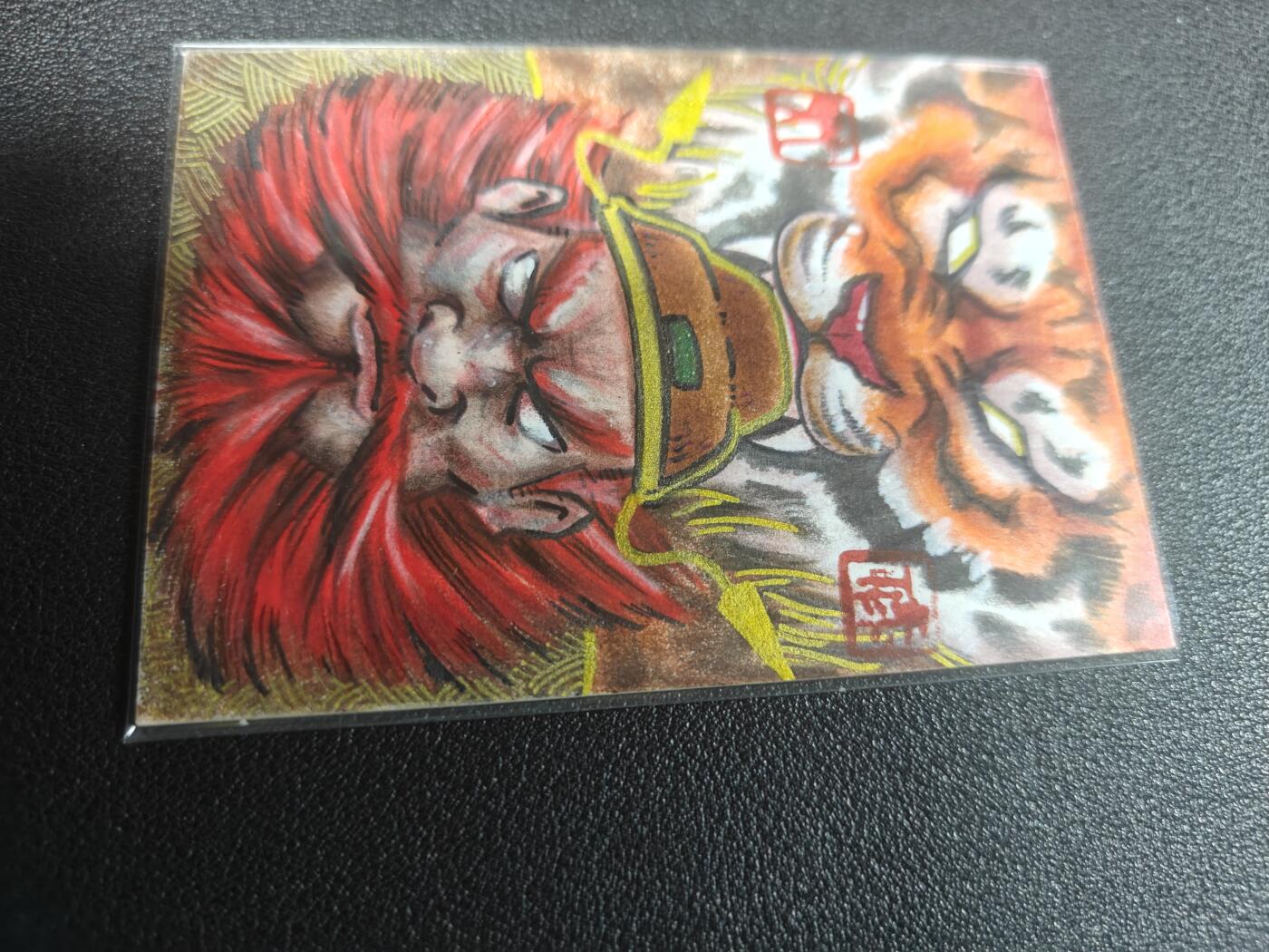 天玑星卡拍第174期《3.2周一截拍》持续收拍收评中 满赠卡需备注 【手绘卡】居子 钟馗 手绘卡