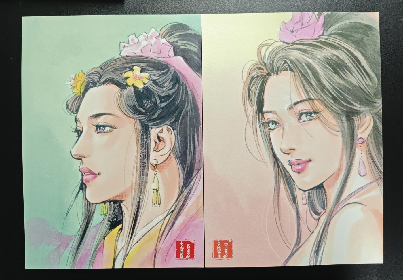 天玑星卡拍第174期《3.2周一截拍》持续收拍收评中 满赠卡需备注 百里卡牌 潘金莲 A4粗闪大卡两张+A4复制线稿三张