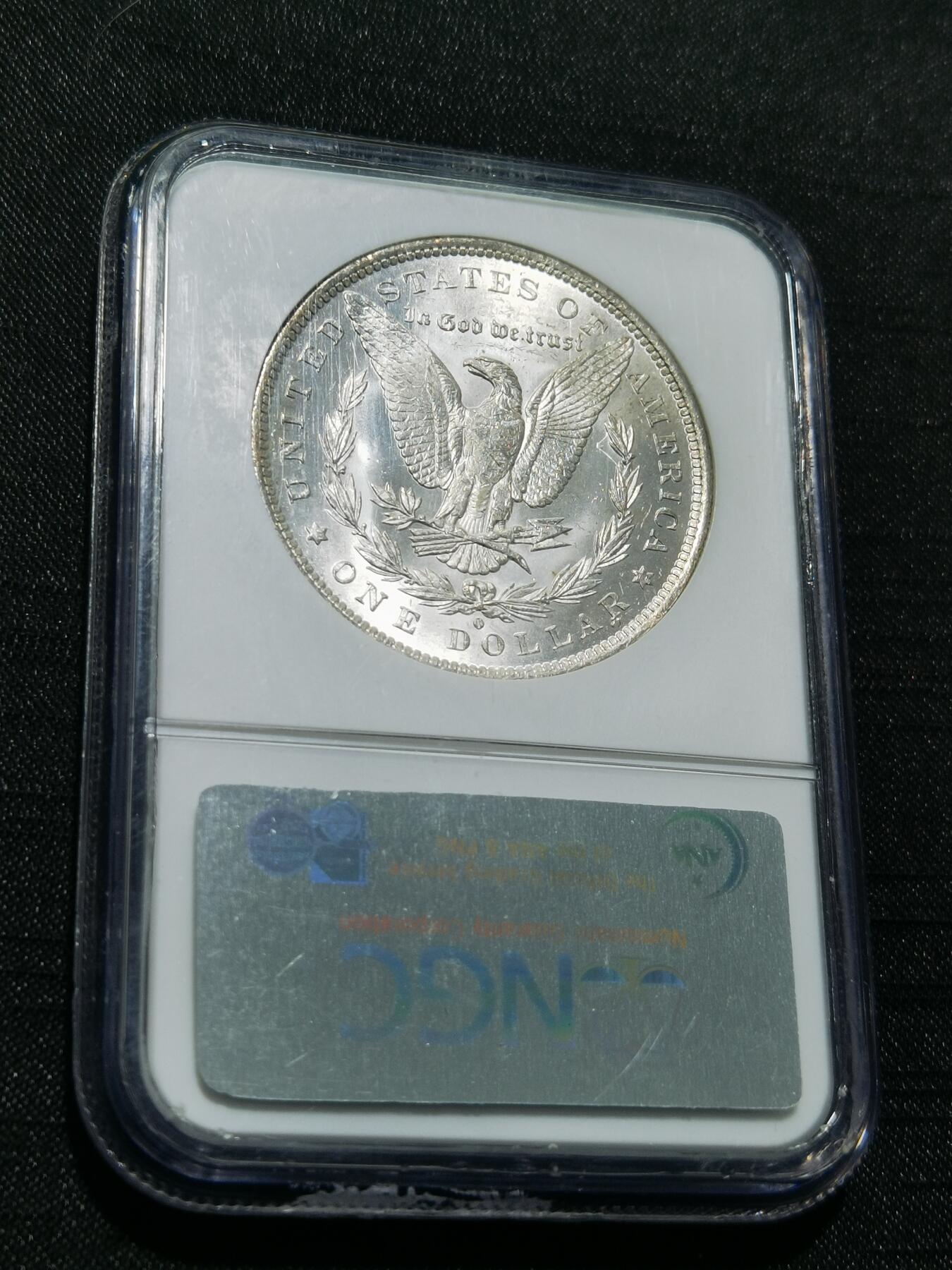 天下钱庄专场欢迎参拍 NGC MS62 1884美国摩根一美元银币