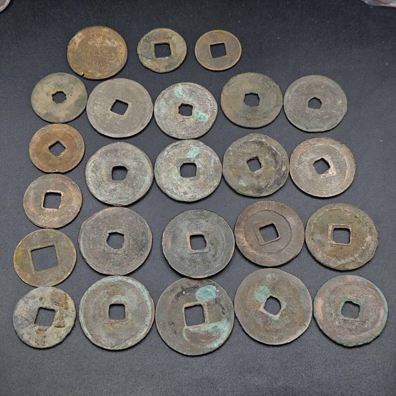 【淘币小摊】实时拍第八百七十一拍   散币银币场    每周一统一发货 铜元宋钱24枚