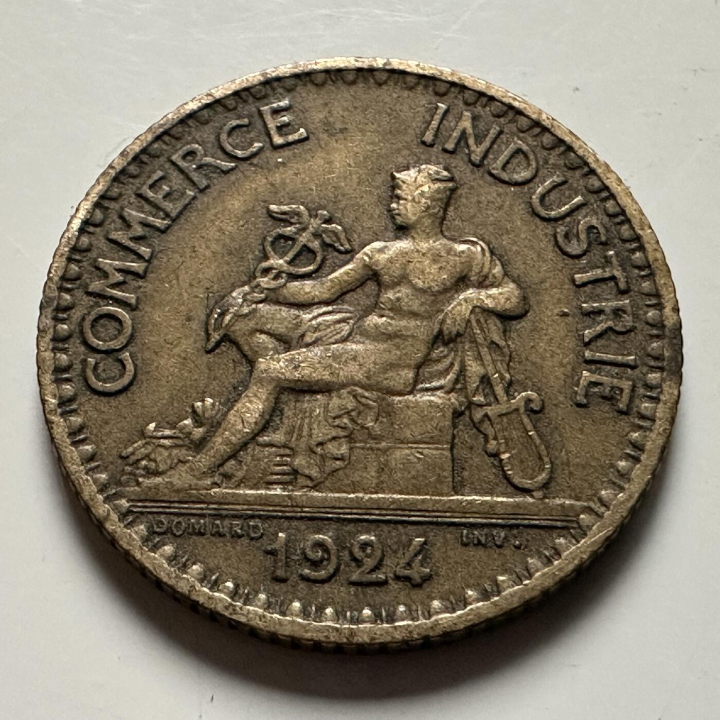 🌹外币初藏🌹🐯2026年第22场  每周二四六晚8️⃣点 接代拍 法国1924年一法郎 a