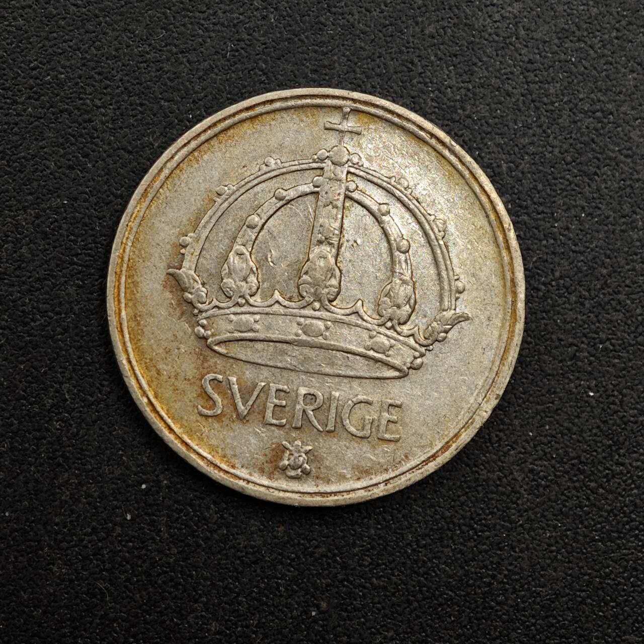 【淘币小摊】实时拍第八百七十一拍   散币银币场    每周一统一发货 瑞典1943年25欧尔银币