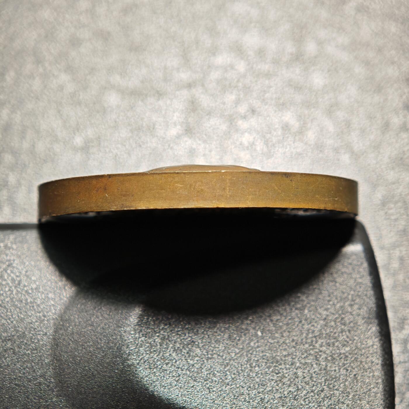 【德藏】世界币章拍卖第166期（拍品征集中~欢迎藏友联系） 1818年 法国文艺复兴时期作家弗朗索瓦·拉伯雷高浮雕纪念铜章 直径约：40.7mm；重约：38.1g