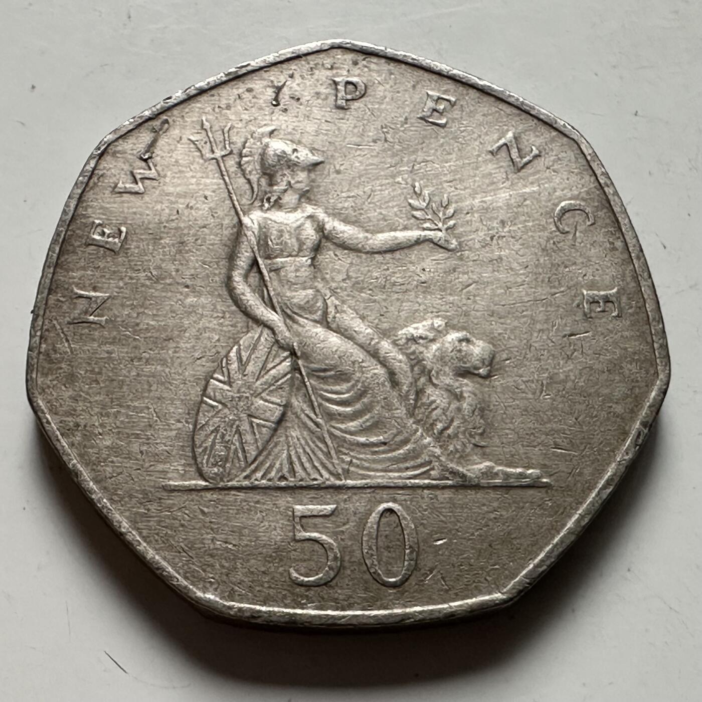 🌹外币初藏🌹🐯2026年第22场  每周二四六晚8️⃣点 接代拍 英国1980年50便士  a