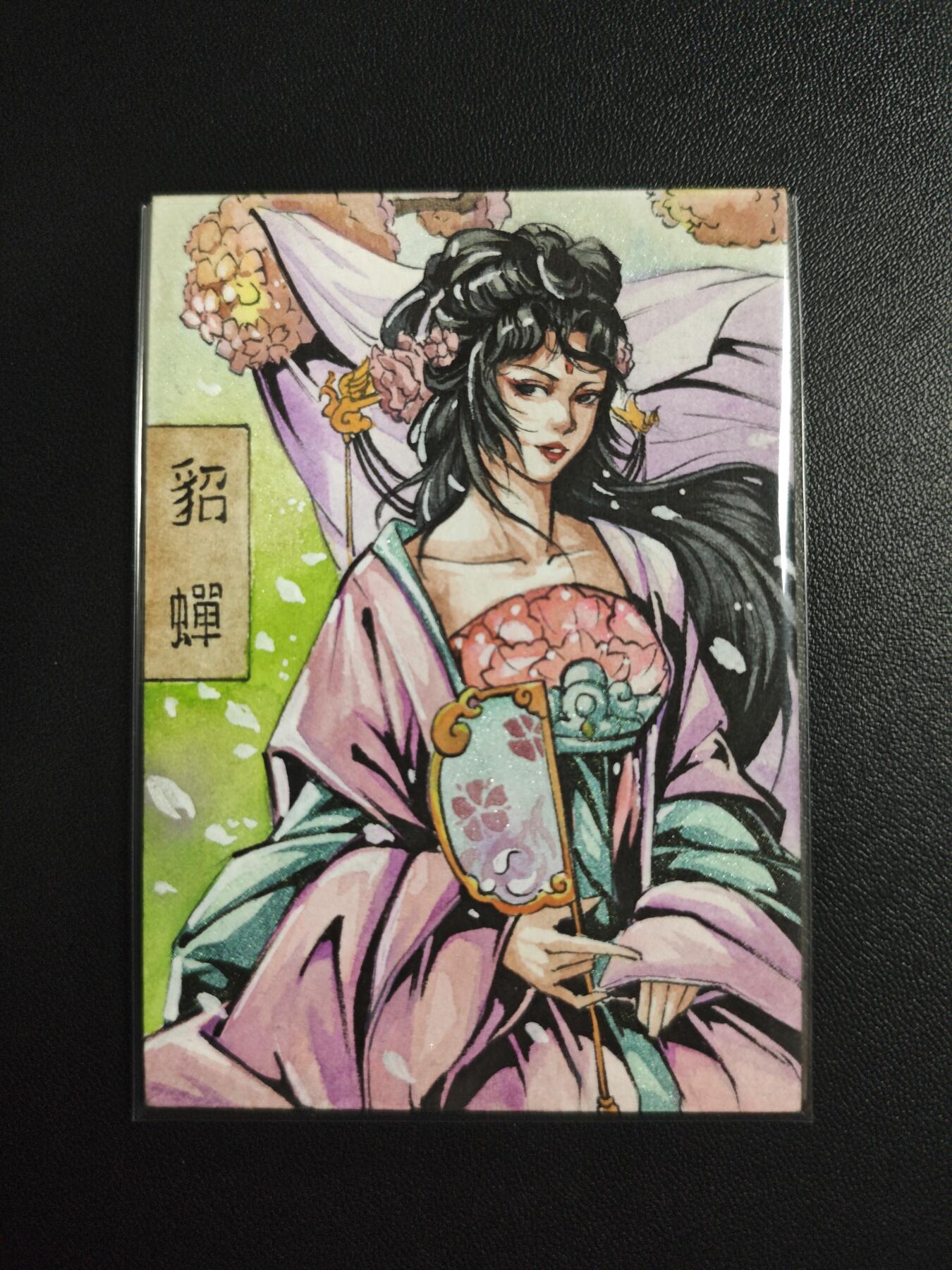 天玑星卡拍第174期《3.2周一截拍》持续收拍收评中 满赠卡需备注 【手绘卡】Rubick 吕布 貂蝉 手绘卡 两张