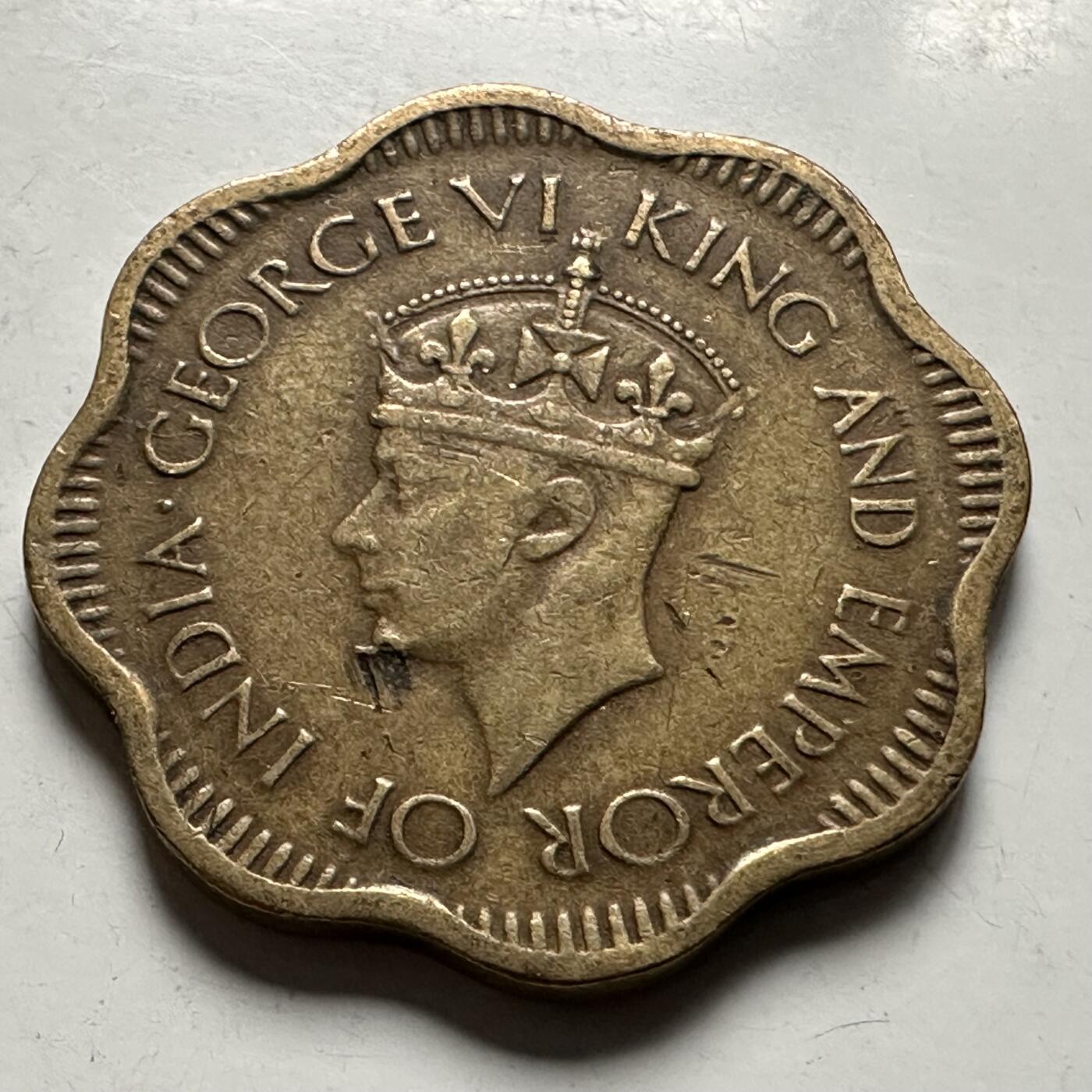 🌹外币初藏🌹🐯2026年第22场  每周二四六晚8️⃣点 接代拍 英属锡兰1944年10分