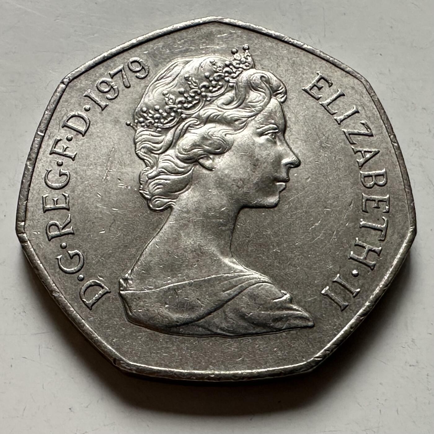 🌹外币初藏🌹🐯2026年第22场  每周二四六晚8️⃣点 接代拍 英国1979年50便士 b