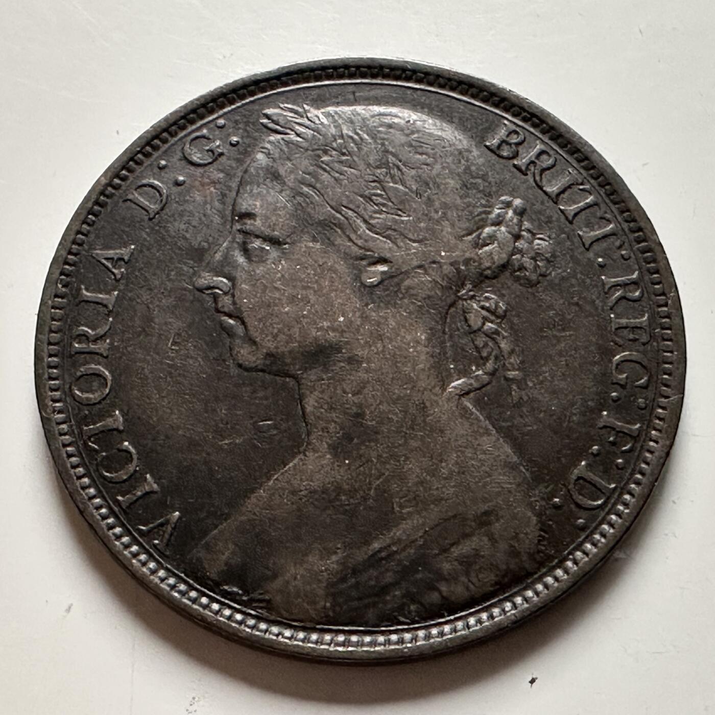 🌹外币初藏🌹🐯2026年第22场  每周二四六晚8️⃣点 接代拍 英国1889年一便士