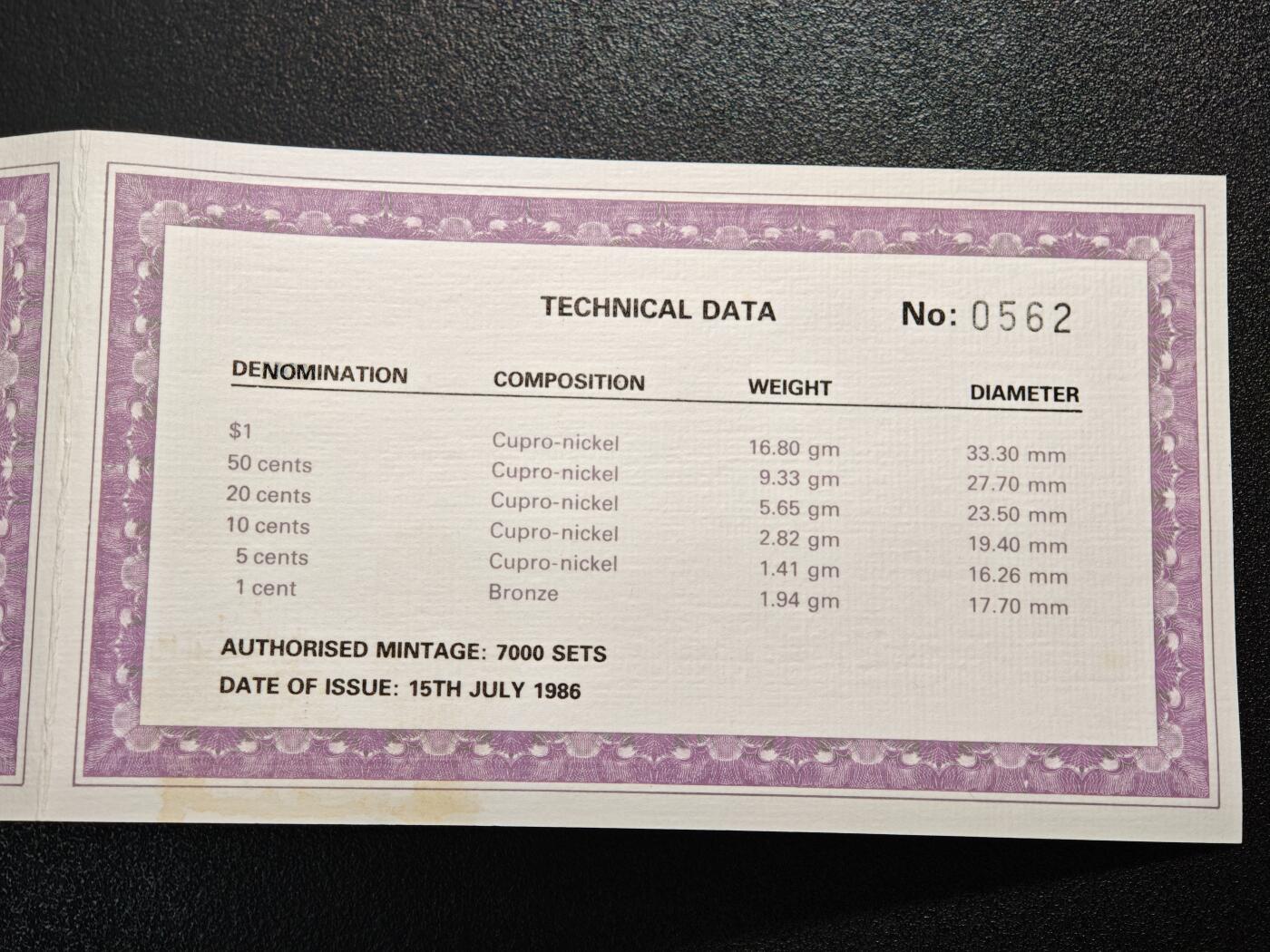 【德藏】世界币章拍卖第166期（拍品征集中~欢迎藏友联系） 1986年 文莱精制套币 原盒 带说明书