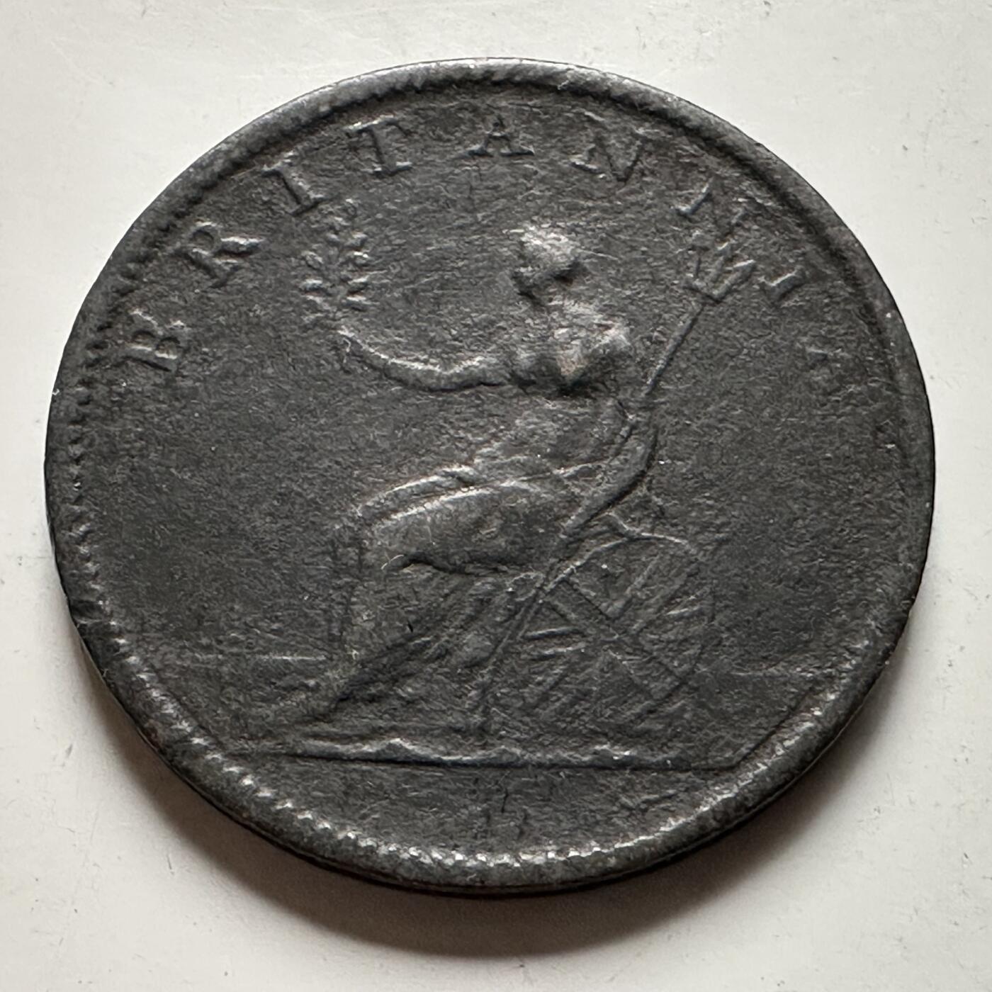 🌹外币初藏🌹🐯2026年第22场  每周二四六晚8️⃣点 接代拍 英国1807年乔治三世1/2便士 半便士