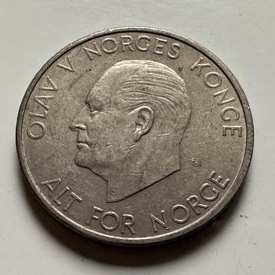 🌹外币初藏🌹🐯2026年第22场  每周二四六晚8️⃣点 接代拍 - 挪威1973年五克朗