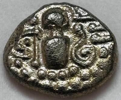 文馨钱币收藏第 295 场，（元宵场）各种银币散币纪念章，长期接代拍业务 - 印度帕拉马拉王朝，约公元950年-1050年打制银币