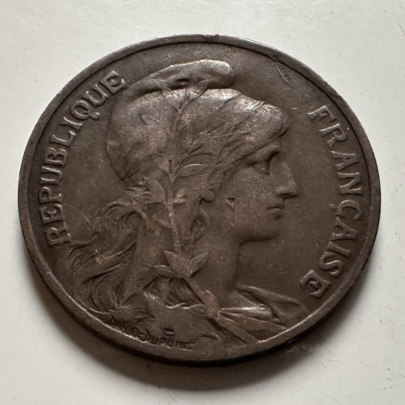 🌹外币初藏🌹🐯2026年第22场  每周二四六晚8️⃣点 接代拍 法国1912年10分铜币