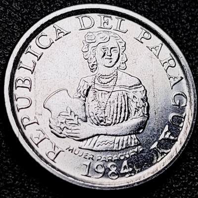 泉币菌-第202场-新年第10场 本场拍品多 请提前出价（正月十五统一发货） - 美洲币巴拉圭 5瓜拉尼不锈钢币 FAO 20MM