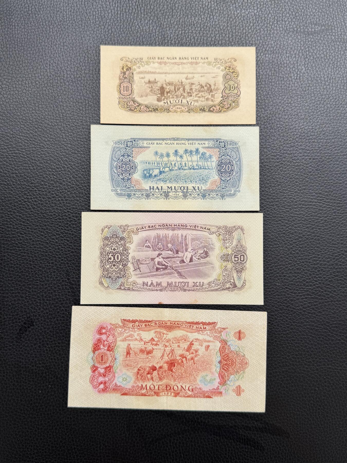 桂P钱币文化工作室拍卖第四十七期 中国代印越南1966年纸币一整套，热门代印系列，集齐不易