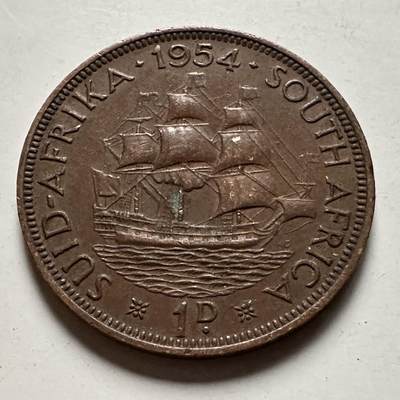 🌹外币初藏🌹🐯2026年第22场  每周二四六晚8️⃣点 接代拍 - 英属南非1954年一便士