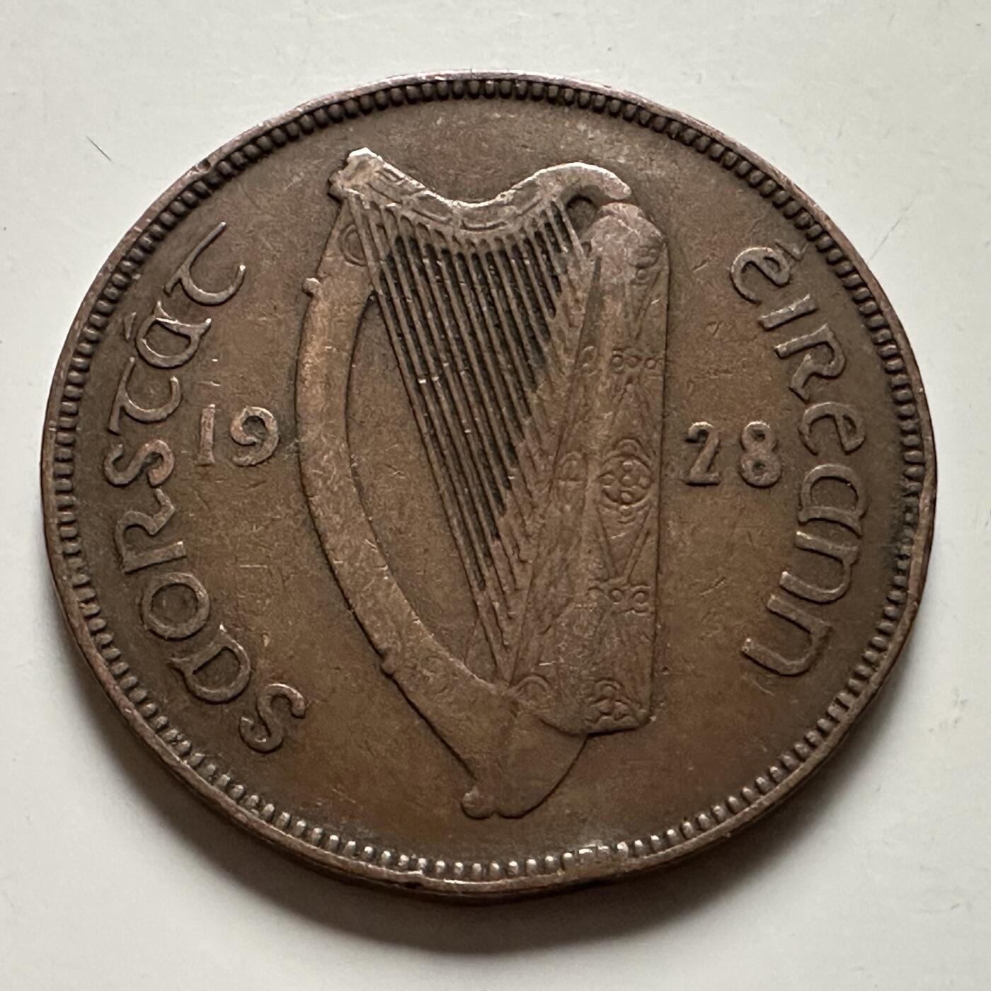 🌹外币初藏🌹🐯2026年第22场  每周二四六晚8️⃣点 接代拍 爱尔兰1928年一便士