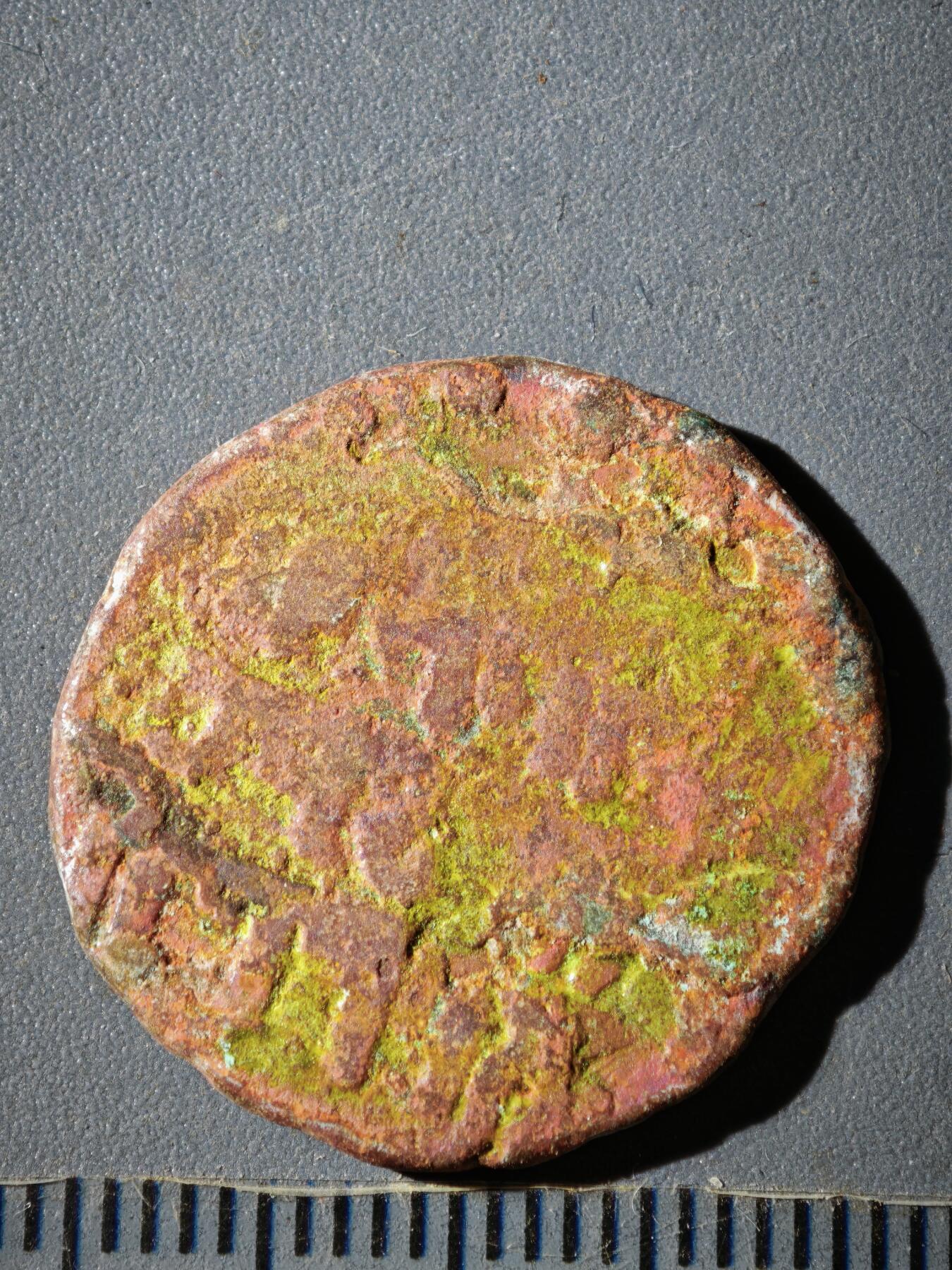 118期新疆红钱粟特钱币丝路钱币专场 B大蒙古帝国铜币