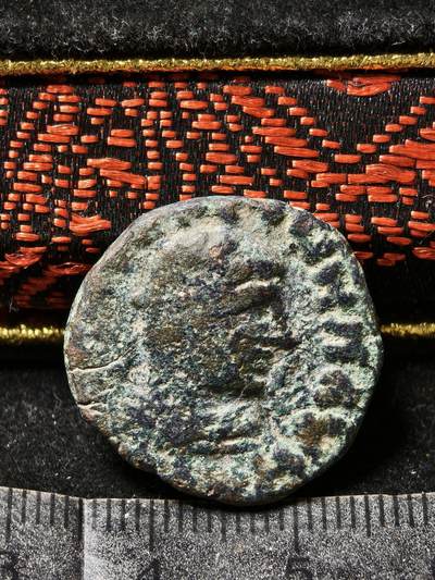 118期新疆红钱粟特钱币丝路钱币专场 - 丘就缺铜币