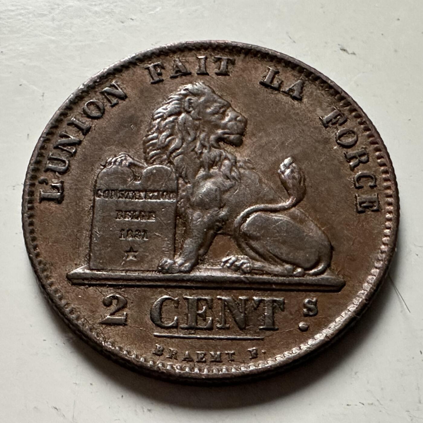 🌹外币初藏🌹🐯2026年第22场  每周二四六晚8️⃣点 接代拍 比利时1870年2分