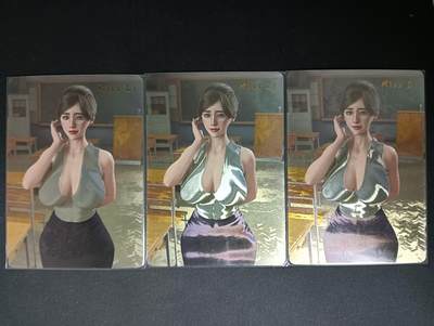 花开卡拍第61期（3月7号周六截拍，品控勿拍!!!拍品不寄存，运费5元（新疆需补运费差价或顺丰到付），自制卡难免瑕疵，可能存在轻微撞角爆边等出厂瑕疵，品控介意勿拍！） - 燎原 Miss Li 3张 光刻