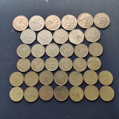 【全场包邮】纯粹捡漏拍507场-持续更新中 - 【批量】英系各国各年份散币37枚一组