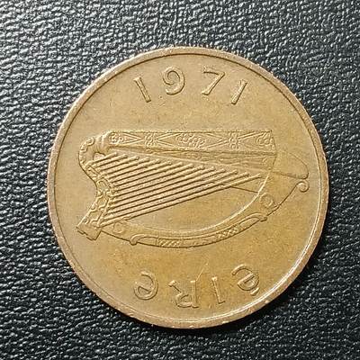 逸泉钱币2026A年十七场历代古钱世界纸钞纪念币钱币专场A2575-3175  29-68 - 2671 爱尔兰1便士铜币