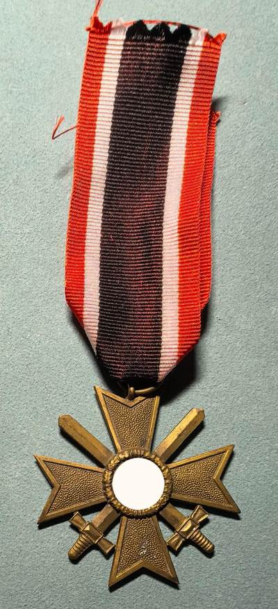 盛世勋华——号角文化勋章邮票专场拍卖第307期 - 德国（1939）二级佩剑战功十字勋章 铜质